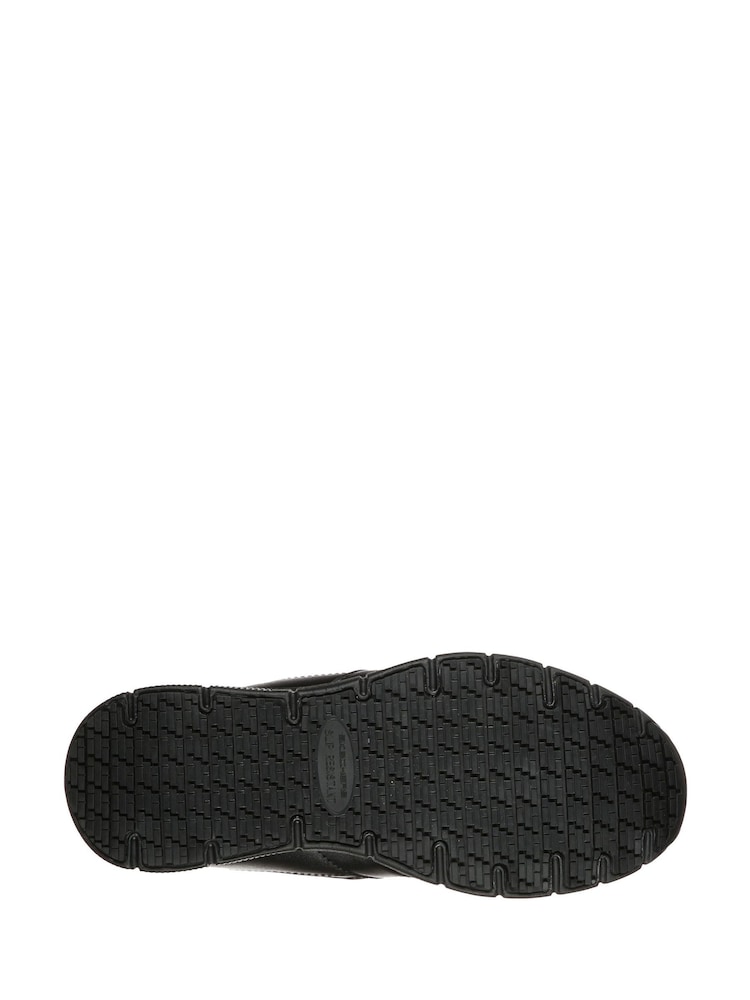 Skechers Black Nampa Wyola Slip Resistant Womens Trainers - Image 5 of 5