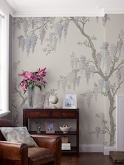 Laura Ashley Purple Wisteria Garden 3M Mural - Image 1 of 4