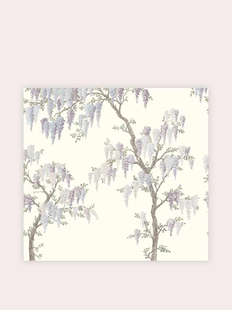 Laura Ashley Purple Wisteria Garden 3M Mural - Image 2 of 4