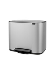 Brabantia Matt Steel Fingerprint Proof Bo 11 Plus 23L Pedal Bin - Image 3 of 5