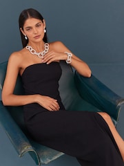 Silver Tone Sparkle Chain Bracelet - Image 3 of 6
