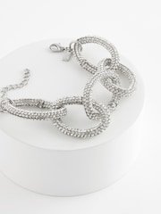 Silver Tone Sparkle Chain Bracelet - Image 5 of 6