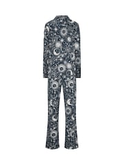 Long Tall Sally Blue Celestial Soft Touch Pyjamas Set - Image 6 of 6
