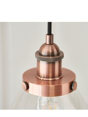 Gallery Home Copper Pierre Ceiling Light Pendant - Image 4 of 6