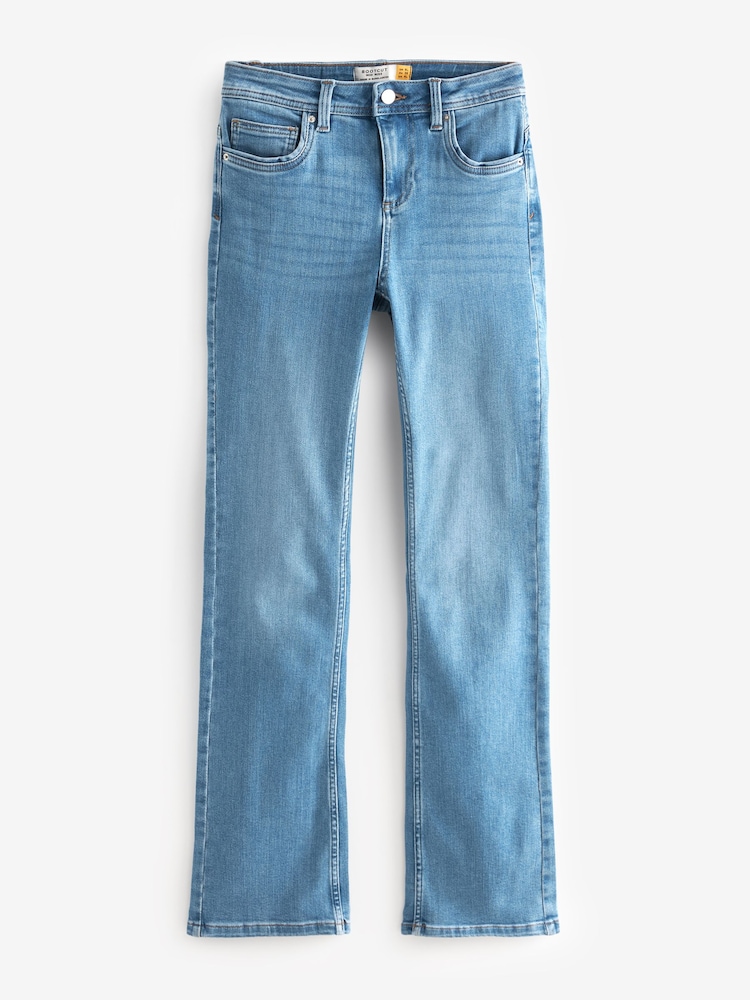 Middenblauw met wassing - Superzachte bootcut-jeans - Image 5 of 6