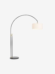 MADE.COM Brass Teo Arch Floor Lamp - Image 2 of 4
