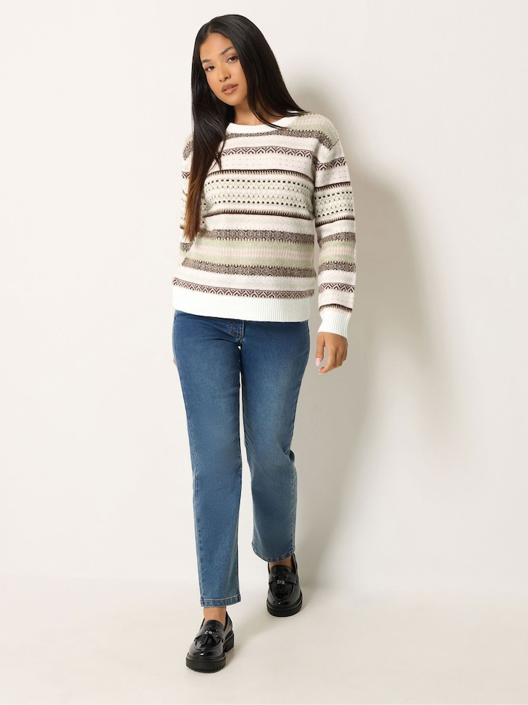 M&Co Petite Fairisle džemperis - Attēls 2 no 6 M&Co Petite Fairisle džemperis - Attēls 2 no 6