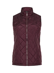 M&Co Purple Quilted Gilet - Image 5 of 6