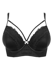 Pour Moi Black Lavish Underwired Bra - Image 3 of 4