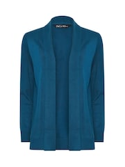 M&Co Blue Shawl Collar Cardigan - Image 5 of 6