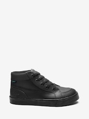 Kickers Black Youth Tovni Hi Leather Shoes - Image 1 of 13