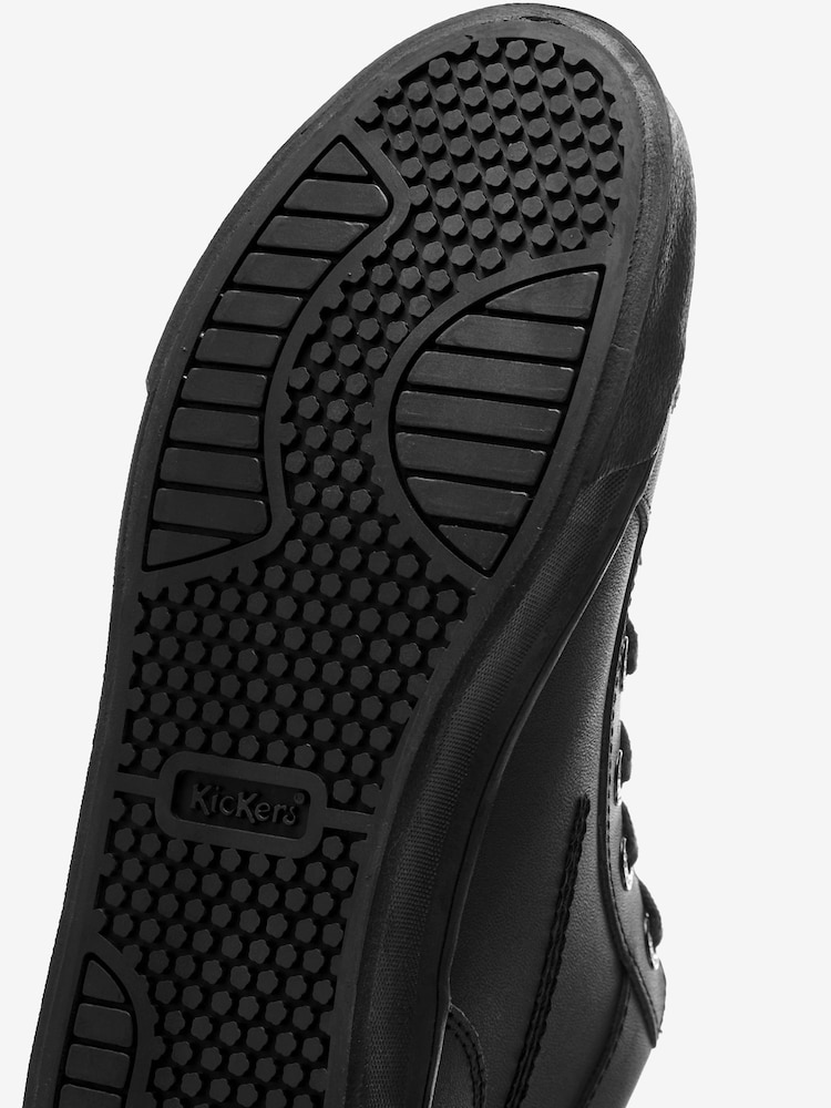 Kickers Black Youth Tovni Hi Leather Shoes - Image 11 of 13