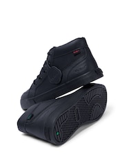 Kickers Black Youth Tovni Hi Leather Shoes - Image 12 of 13