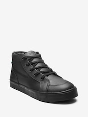 Kickers Black Youth Tovni Hi Leather Shoes - Image 2 of 13