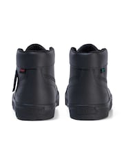 Kickers Black Youth Tovni Hi Leather Shoes - Image 4 of 13