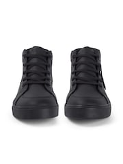 Kickers Black Youth Tovni Hi Leather Shoes - Image 5 of 13
