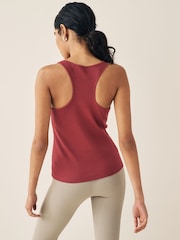 Green/Neutral/Red Ribbed Racer Vests 3 Pack - Image 4 of 9
