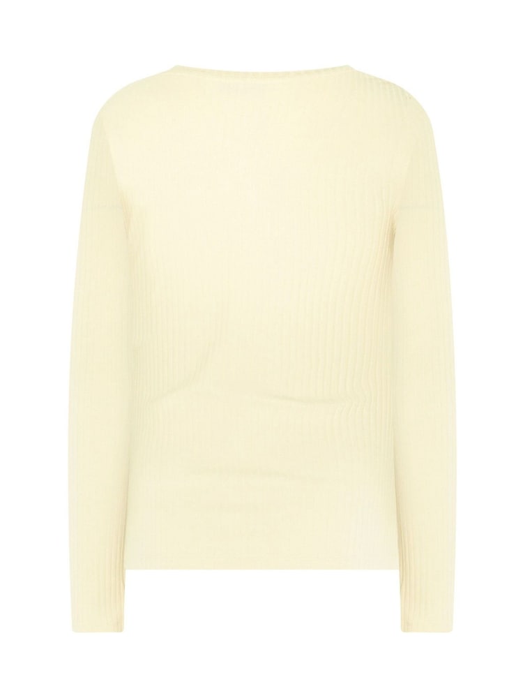 Long Tall Sally Cream Ribbed Boat Neck Top - Image 6 of 6