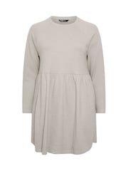 Yours Curve Natural Gathered Dress - Image 5 of 6