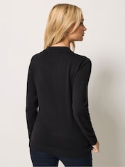 Svart - M&Co Halv Knappslå Jumper - Bild 4 av 7
