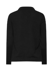 Svart - M&Co Halv Knappslå Jumper - Bild 7 av 7