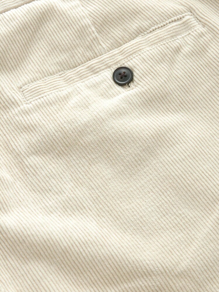 Blanc écru - Pantalon chino slim en velours côtelé - Image 10 of 11