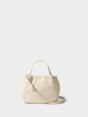 Osprey London Cream The Small Puff Ball Leather Shoulder Bag - Image 1 of 5