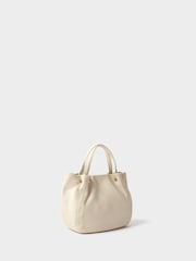 Osprey London Cream The Small Puff Ball Leather Shoulder Bag - Image 2 of 5