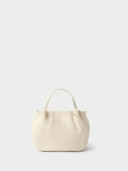 Osprey London Cream The Small Puff Ball Leather Shoulder Bag - Image 3 of 5