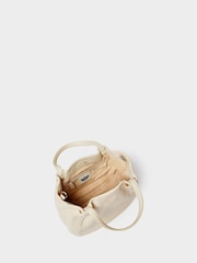 Osprey London Cream The Small Puff Ball Leather Shoulder Bag - Image 4 of 5
