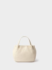 Osprey London Cream The Small Puff Ball Leather Shoulder Bag - Image 5 of 5