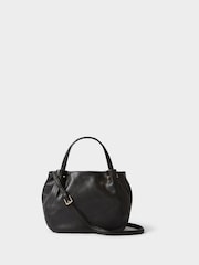Osprey London Black The Small Puff Ball Leather Shoulder Bag - Image 1 of 5