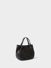Osprey London Black The Small Puff Ball Leather Shoulder Bag - Image 2 of 5
