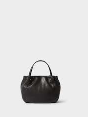 Osprey London Black The Small Puff Ball Leather Shoulder Bag - Image 3 of 5