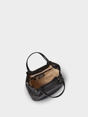 Osprey London Black The Small Puff Ball Leather Shoulder Bag - Image 4 of 5