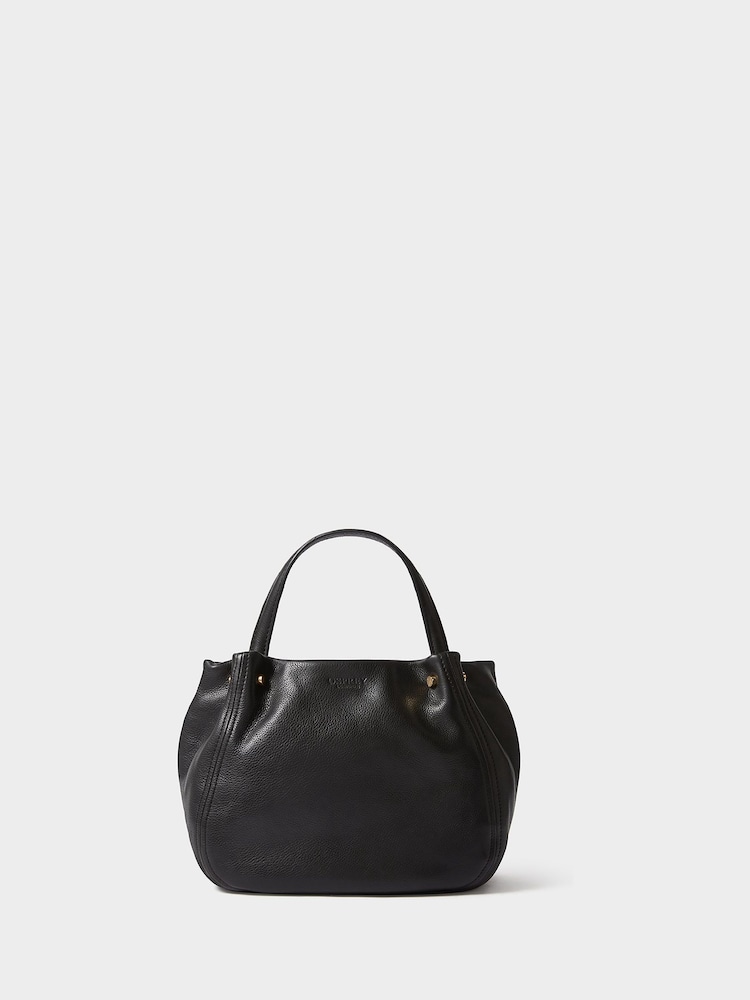Osprey London Black The Small Puff Ball Leather Shoulder Bag - Image 5 of 5 Osprey London Black The Small Puff Ball Leather Shoulder Bag - Image 5 of 5