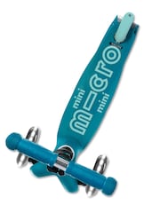 Micro Scooter Aqua Blue Mini Deluxe LED Three Wheel Scooter 2-5 Years - Image 3 of 5