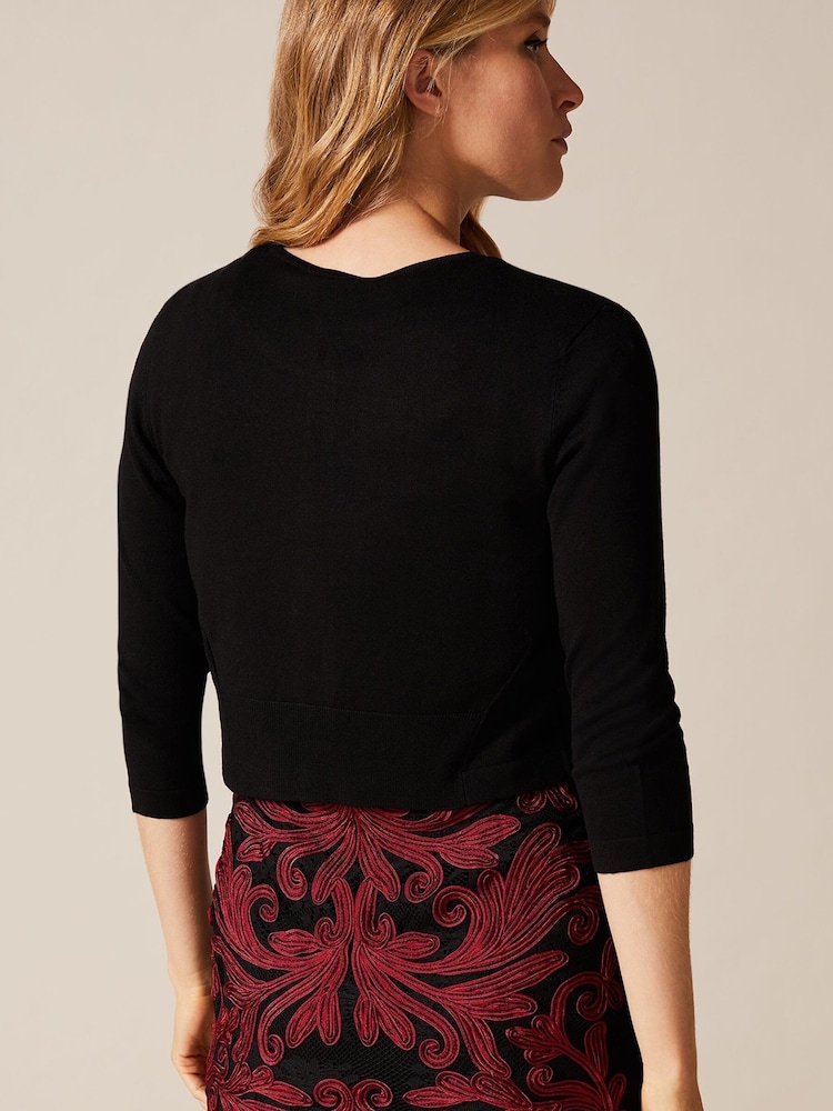 Phase Eight Black Catie Cardigan - Image 2 of 5 Phase Eight Black Catie Cardigan - Image 2 of 5