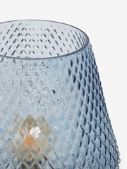 Navy/Gold Battery Operated Medium Tapered Ambient Lamp - Image 4 of 6