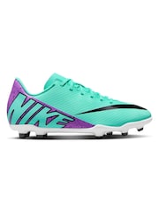 Nike Jr. Green Kids Mercurial Vapor 15 Club Firm Ground Football Boots - Image 1 of 11
