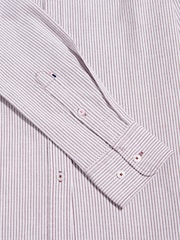 Röd - U.S. Polo Assn. Stripe Stretch Classic Fit Oxford Shirt - Bild 7 av 7