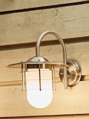 Pacific Silver (Metal) Opaque Glass Outdoor Wall Light - Image 1 of 1