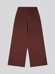 브라운 - U.S. Polo Assn. 풀랭스 와이드 레그 바지 - 8의 이미지 7