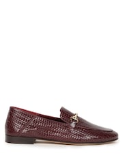 Bobbies Red Horsebit Loafers - Image 1 of 4