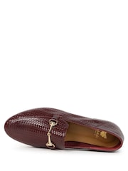 Bobbies Red Horsebit Loafers - Image 3 of 4