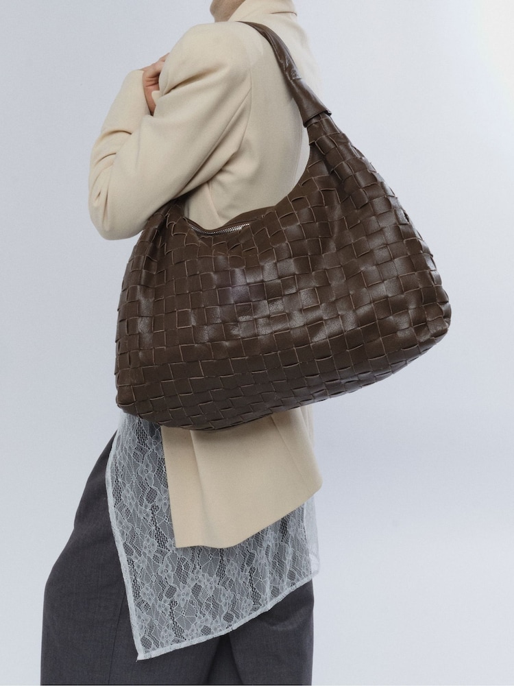 NÚNOO Brown Maxi Dandy Braided Air 1 Bag - Image 1 of 4 NÚNOO Brown Maxi Dandy Braided Air 1 Bag - Image 1 of 4