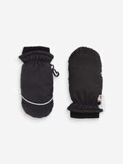 Black Ski Mittens (3mths-6yrs) - Image 1 of 1