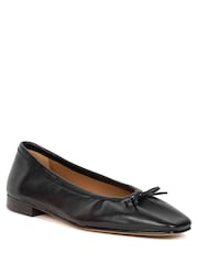 Bobbies Black Ballet Flats With Square Toe - Image 2 of 4