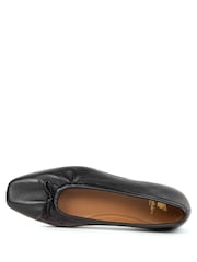 Bobbies Black Ballet Flats With Square Toe - Image 3 of 4