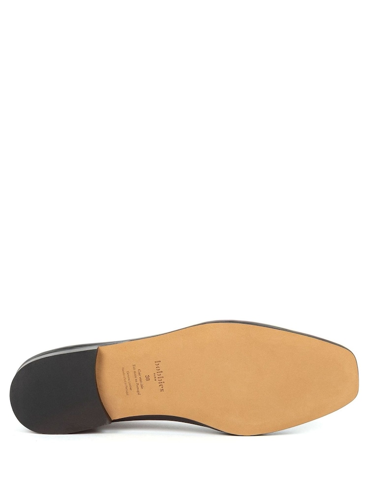 Bobbies Black Ballet Flats With Square Toe - Image 4 of 4